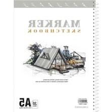 Esplendor A5 Boyutunda Marker Sketchbook, Sanat Çalışmaları Için