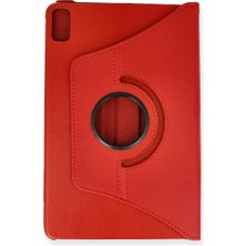 Renas Store Matepad 10.4 Kılıf 360 Tablet Deri Kılıf - Kırmızı