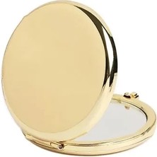 Renas Store Promosyon Yuvarlak Cep Aynası Gold Renk