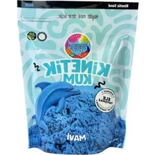 Esplendor 500 Gram Mavi Kinetik Kum, Eğlenceli ve Eğitici Oyun Malzemesi