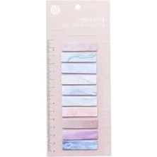 Esplendor Mor Tonlarıyla 10 Renkli Sticky Note Seti, Özelleştirilebilir Indeksler