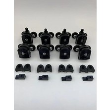 Esplendor Cam Duşakabin Tekerleği, Metal Ayaklı 8'li Tam Set