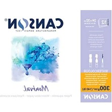 Esplendor 300G Suluboya Blokları - 12 Adet 24X32 Boyutunda