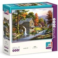 Esplendor 1000 Parça Taş Değirmeni Puzzle ile Zihin Geliştirici