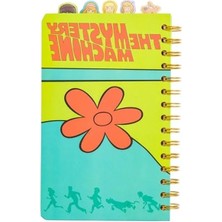 Esplendor Warner Bros Scooby Doo Spiral Notebook With Character Tabs Featuring Scooby Doo, Shaggy, Daphne, Velma, And Fred, 8" x 5" Koleksiyon Figür Yetişkinler ve Çocuklar