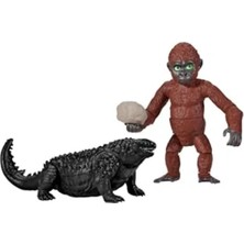 Esplendor 15 cm Godzilla ve Kong Aksiyon Figürü, Savaşçı Tema ile Eğlenceli Oyun