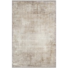 Karmen Halı Matris MI002B Bej Halı Modern Pamuk Taban Akrilik Tozuaz Salon Yatak Odası Koridor Halısı
