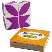 Esplendor 40 Geometrik Şekil Kartı ile Manyetik Görsel Zeka Küpleri