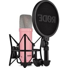 Esplendor Rode Nt1 Signature Series Large-Diaphragm Condenser Mikrofon (Pembe)