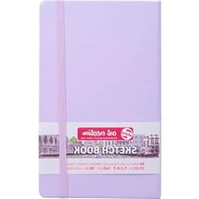 Esplendor 80 Yapraklı Eskiz Defteri, 13 cm x 21 cm Boyutunda Pastel Mor Renk