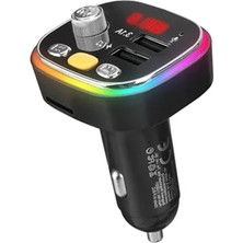Esplendor Çift USB 5V 3.1A Bluetooth Fm Transmitter, LED Ekran ve Tf Kart Desteği