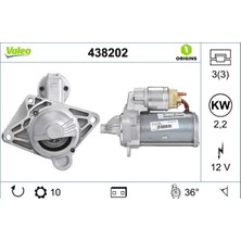 Valeo Depomix Marş Motoru 12V 2.2kw 10 Diş [ Renault Megane Ii 2.0 Dci 05 -, Megane Iii 2.0 Dci 09 -, Laguna Ii 2.0 Dci 05-07, Laguna Iii 2.0 Dci 07-15, Master Iii 2.3 Dci 11 -, Trafic Ii 2.0 Dci 06 -, Ni