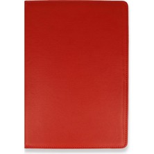 Renas Store Ipad Air 4 10.9 Kılıf 360 Tablet Deri Kılıf - Kırmızı