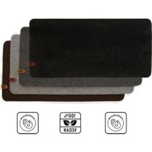 Esplendor Sintio Keçe Mousepad (50X100CM) Antrasit (Kaydırmaz Tabanlı) Oyuncu Gamer Mouse Pad, Büyük Boy Large Ofis Tipi Mouse Pad, Fare Altlığı, Düz Masa Koruyucu Klavye Altı Mousepad
