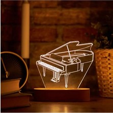 Esplendor 3D LED Lamba, Piyano Çalanlara Özel Tasarım