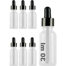 Esplendor 30 ml Metal Kapaklı Damlalık Şişesi, Serum ve Yağlar Için 6 Adet
