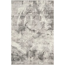 Karmen Halı Matris MI001G Gri Halı Modern Pamuk Taban Akrilik Tozuaz Salon Yatak Odası Koridor Halısı