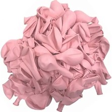 Esplendor Makaron Pembe 10 Adet Balon Seti, Partiler Için Renkli Süsleme