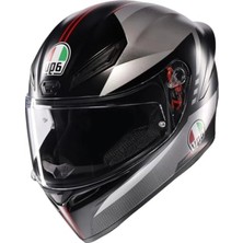 Esplendor Agv K1 S Motosiklet Kaskı Kapalı Kask Lap Matt Grey Red L