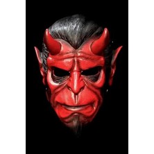 Esplendor Cadılar Bayramı Için Kırmızı Hellboy Temalı Maske