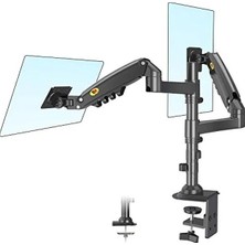 Esplendor Ayarlanabilir Yükseklikte Çift Monitör Kol Standı, 20 Lbs Kapasite