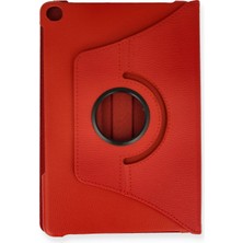 Renas Store Tab M10 TB328FU Kılıf 360 Tablet Deri Kılıf - Kırmızı