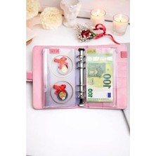 Esplendor Bütçe Planlayıcı Cüzdan, Pembe Renk ve Gümüş Mekanizma ile Şık
