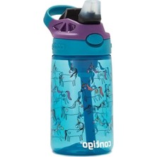 Esplendor 420 ml Unicorn Desenli Çocuk Suluğu, Tritan ve Mavi Renk