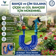 Plasyay Spiral  Balkon Veranda Yıkama Hortumu ve Tetikli Set