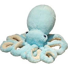 Esplendor Mavi 45 cm Yumuşak Peluş Ahtapot, Gerçekçi Tasarımıyla Çocuklar Için Hediye