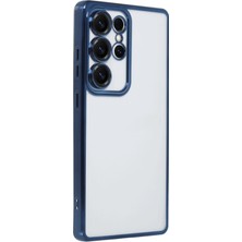 Renas Store Galaxy S24 Kılıf Lensli Silikon - Lacivert
