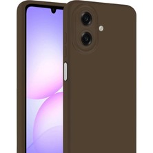 Renas Store Galaxy A07 4g First Silikon - Kahverengi