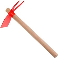 Esplendor Çift Taraflı Ahşap Saplı Bahçe Çapası, 40 Cm, Toprak Havalandırma Aleti