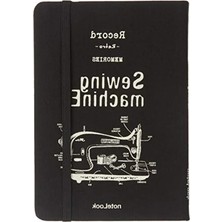 Esplendor A6 Beyaz Çizgili Defter, Tekstil Kapak ile Şık ve Kullanışlı
