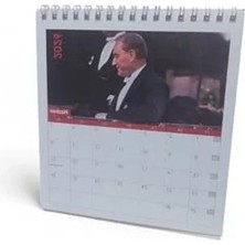 Esplendor 2026 Kare Masa Takvimi, Atatürk Temalı, Çok Renkli