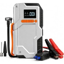 Esplendor 4'ü 1 Arada Akü Takviye Cihazı, 12000MAH Kapasiteli, LED Fenerli, Taşınabilir