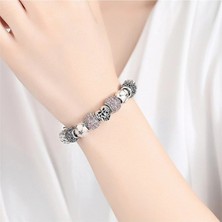 Takantakana Pandora Tarz Gümüş Charm Bileklik Charmlı Bileklik Mother Yeni Yıl