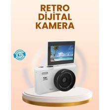 Mossem Taşınabilir 5k UHD Fotoğraf ve Video Kamera Otofokus Wifi