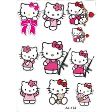 Gogo A4 Sticker Hello Kity Tek Paket Çoklu Sticker
