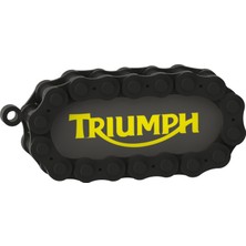 Ümraniye 3D Motogift Triumph Uyumlu Zincir Detaylı Motosiklet Anahtarlığı