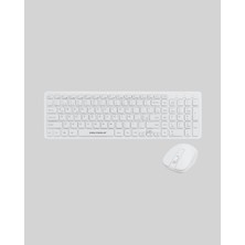 Renas Store Ergonomik Kablosuz Klavye Mouse Takımı - Tam Boy, Sessiz Güvenilir