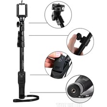 Light Nova Bluetooth Kumandalı Profesyonel Selfie Çubuğu Monopod 125CM