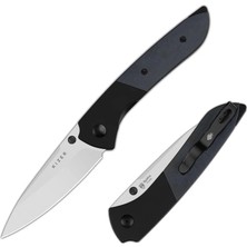 Kizer Spitfire | 14C28N | Aluminum & Richlite (Blue Canyon) | Kizerv™ 3690A2