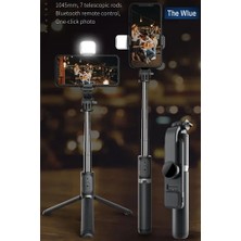 Light Nova 3in1 Bluetooth Kumandalı Ayaklı LED Selfie Çubuğu 100 cm Kompakt Tasarım