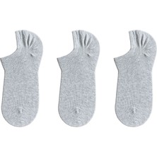 QUALITY WALKING Monochrome Series Sneaker Çorap 3'lü Set