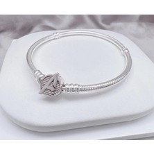 Takantakana Pandora Tarz Gümüş Charm Bileklik Marvel The Avengers Charm Uyumlu Yılan Bileklik