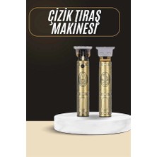 Renas Store Tıraş Makinesi Şarjlı Çizik Tıraş Paslanmaz Çelik Bıçaklı 4 Taraklı