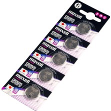 Renas Store Maxell CR2025 3V Lityum Bios Baskül Terazi Pili 5’li Kartela 5 Adet