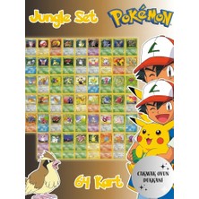 Ingilizce Pokemon Jungle Set Destesi 64 Pokemon Kartı