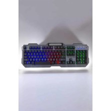 Renas Store Klavyesi Q Klavye Rgb Işıklı Mouse Hediyeli